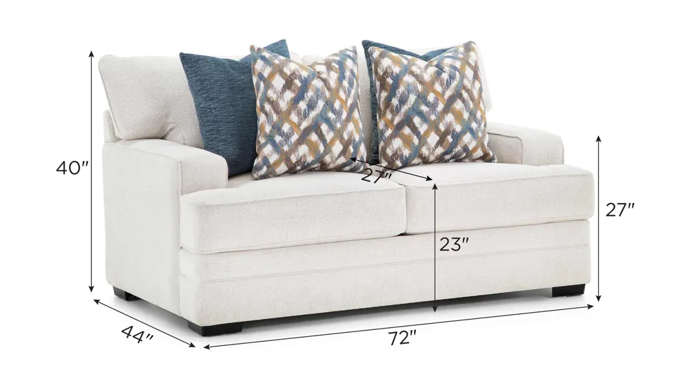 Stella Loveseat Dimensions