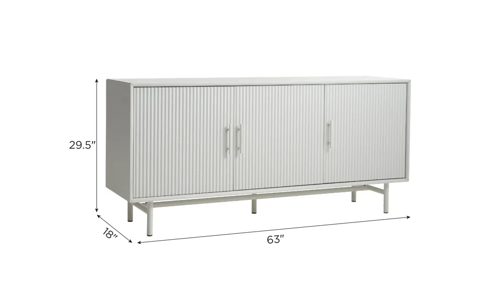 Hunter 3-Door Sideboard Dimensions