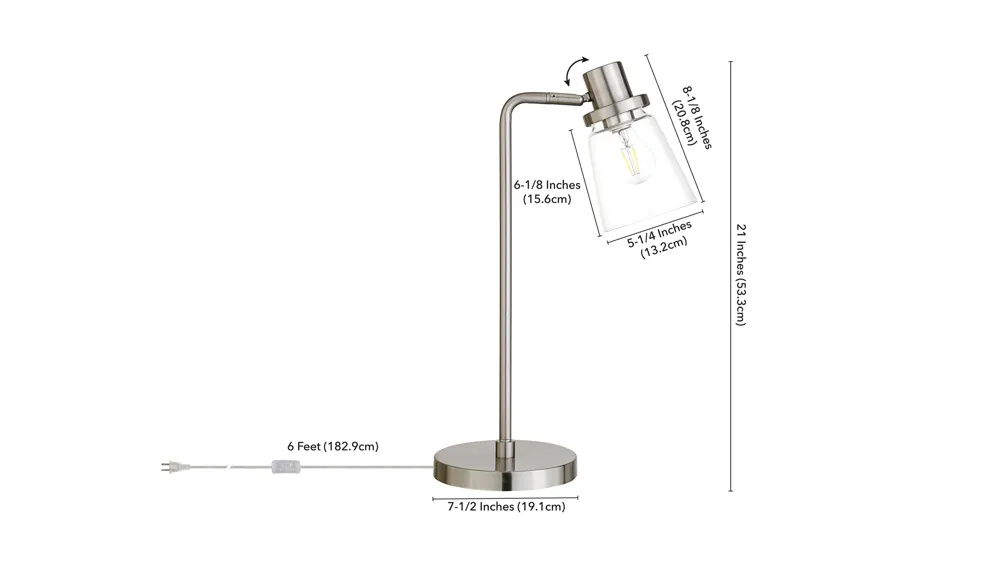 Perry Table Lamp Dimensions