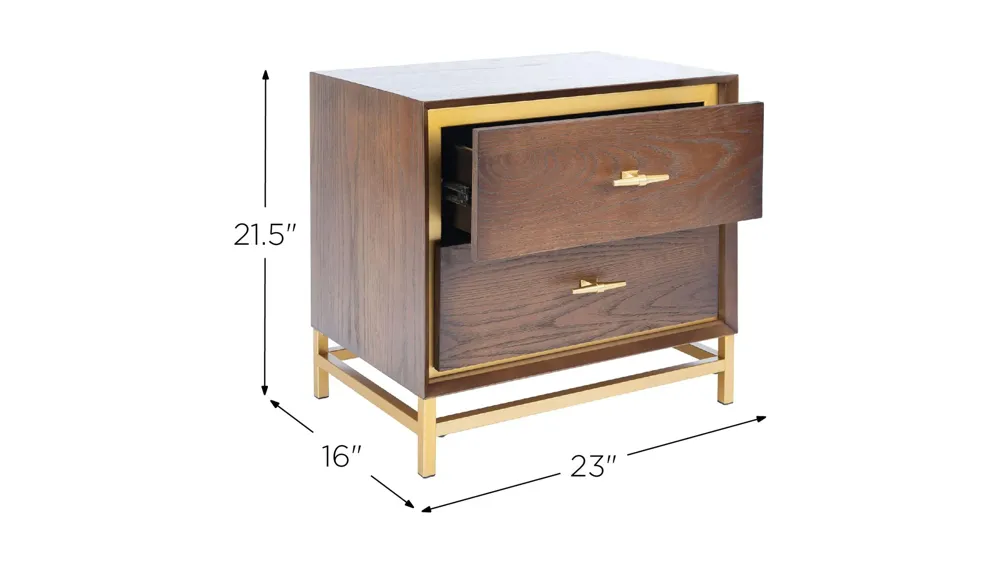 Ashli Nightstand Dimensions
