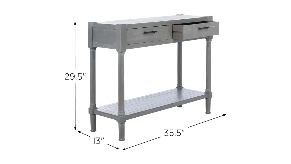 David 2 Drawer Console Table Dimensions