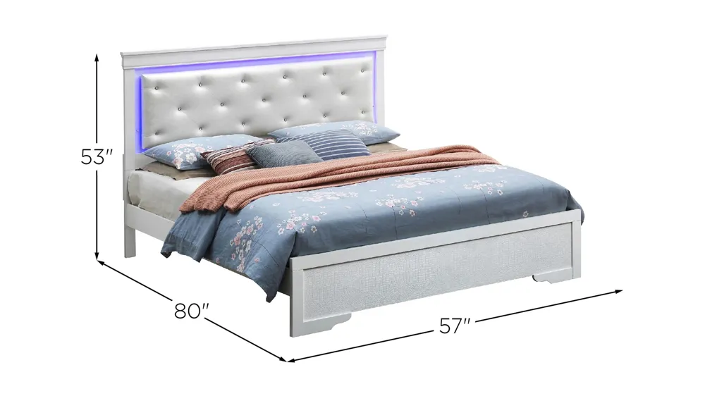 Lorana Full Bed Dimensions