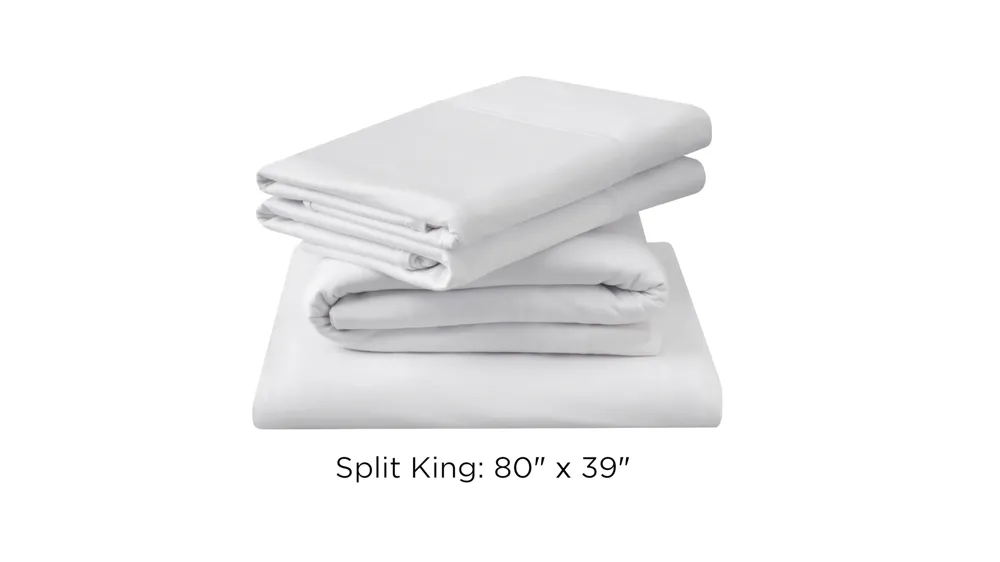 Tempur-Breeze Cooling Split King Sheet Set Dimensions