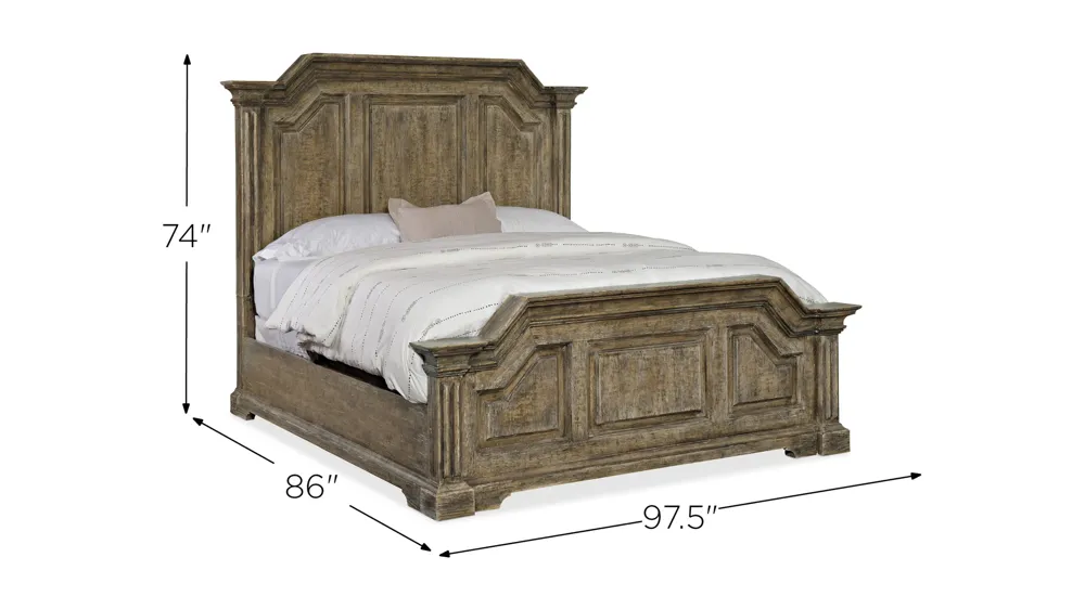 La Grange Panel Bed Dimensions