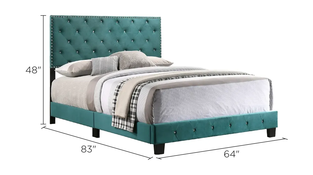 Suffolk Upholstered Panel Bed Dimensions
