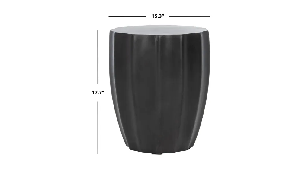 Jaslyn Indoor/Outdoor Modern Concrete Accent Table Dimensions