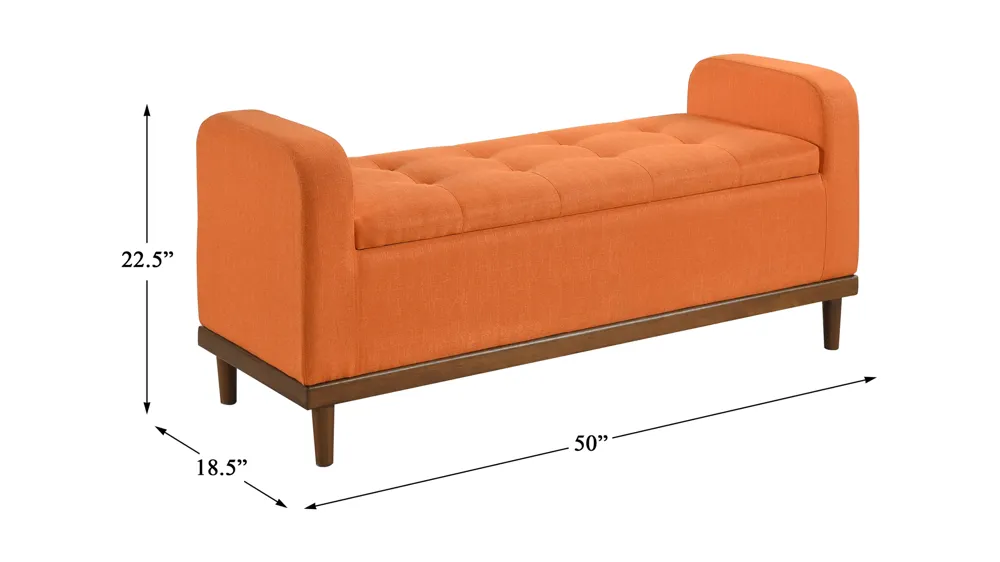 Calix Lift Top Storage Bench Dimensions