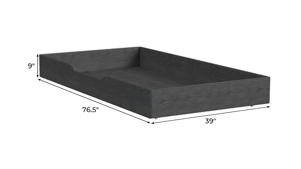Darby Trundle w/ Divider Dimensions