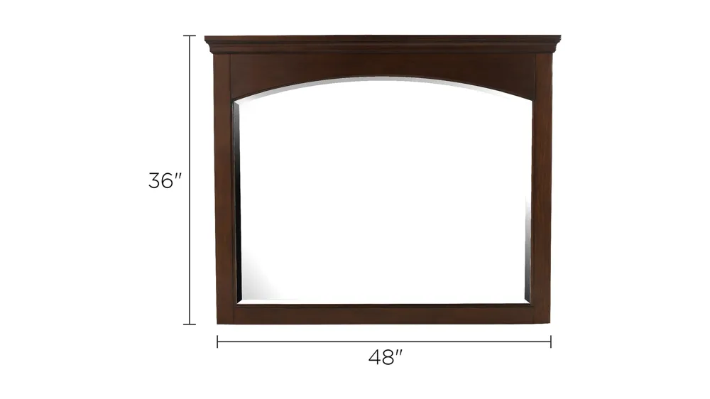 Kylie Bedroom Dresser Mirror Dimensions