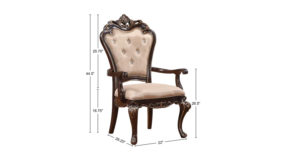 Constantine Dining Chair - Set of 2 Dimensions
