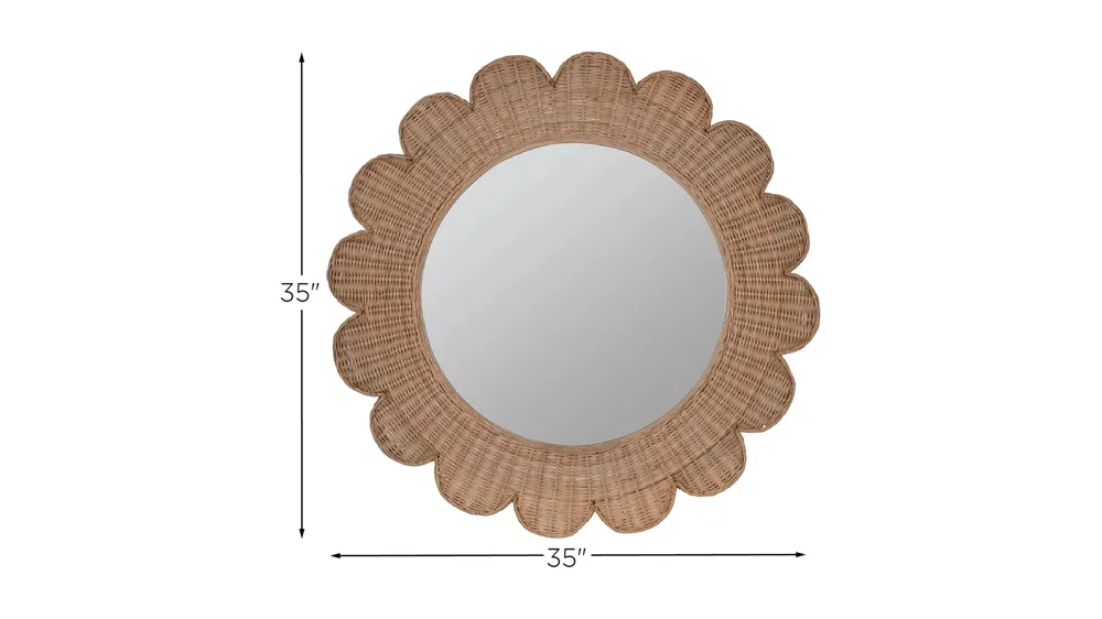 Daisy Wall Mirror Dimensions
