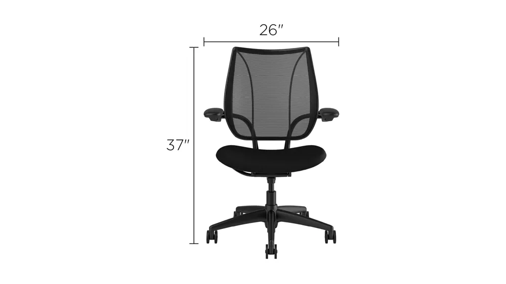 Humanscale Liberty Premium Ergonomic Office Chair Dimensions