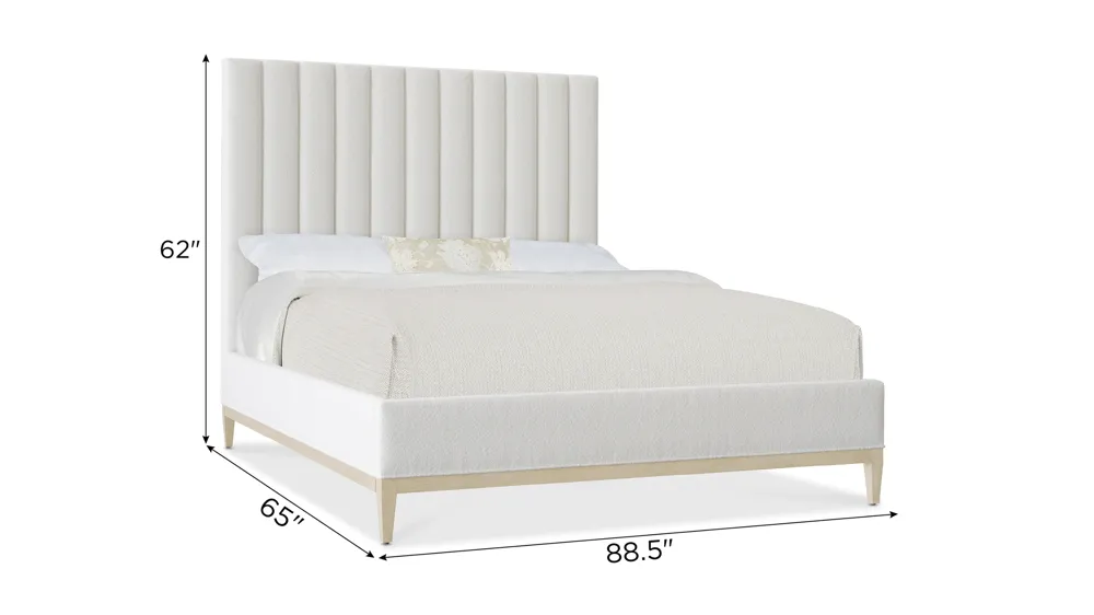 Cascade Upholstered Bed Dimensions