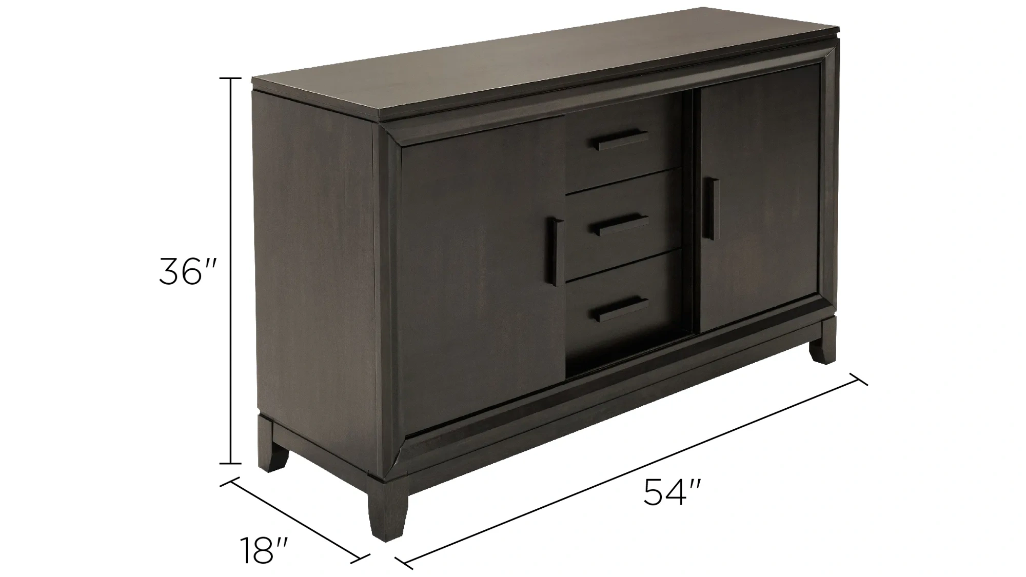 Homelegance Kavanaugh Dark Brown Server