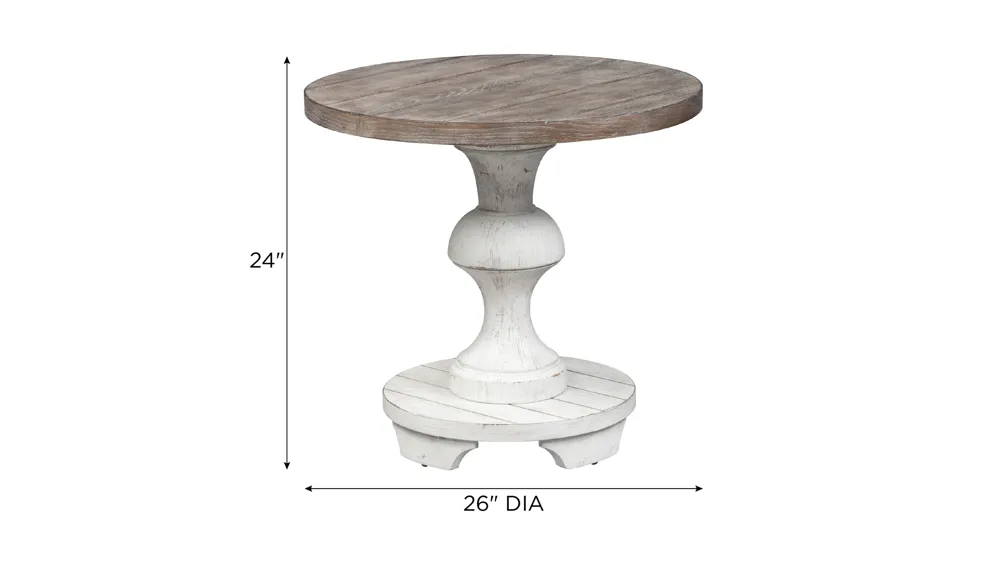 Sedona End Table Dimensions