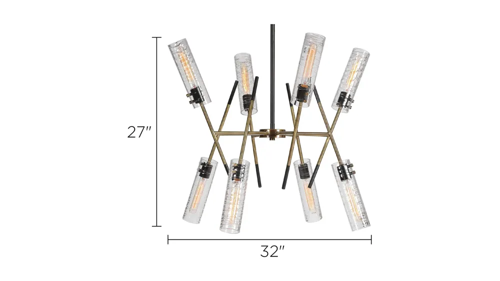 Telesto Linear Pendant Light Dimensions