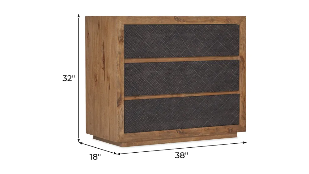 Big Sky 3-Shelf Bachelor's Chest Dimensions