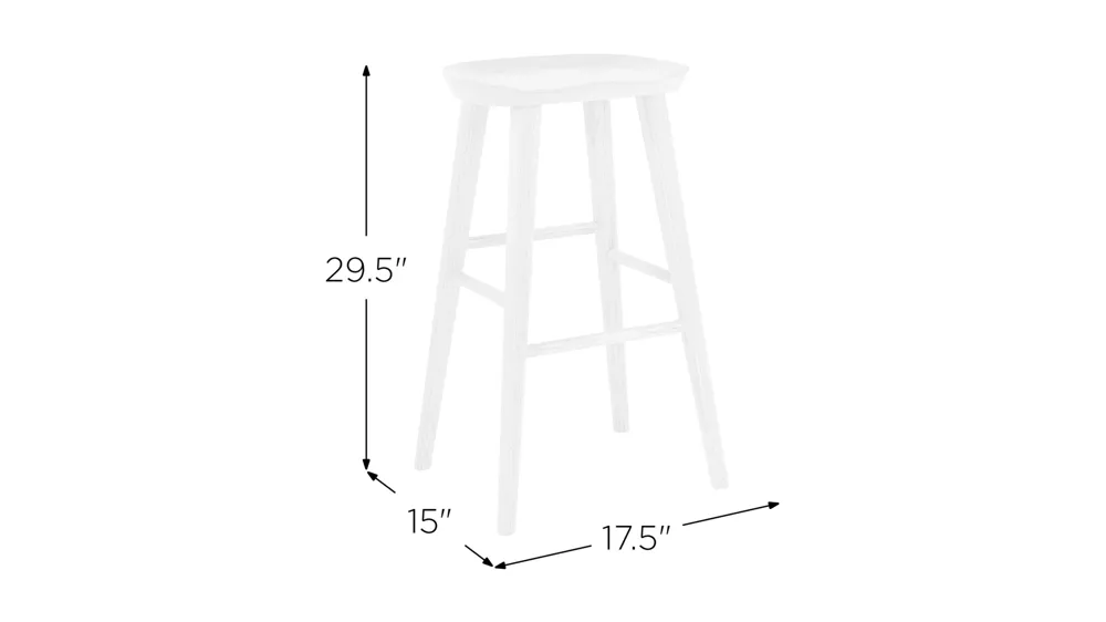 Vieno Bar Stool Dimensions