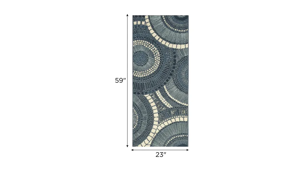 Esencia Circles Indoor/Outdoor Mat Dimensions