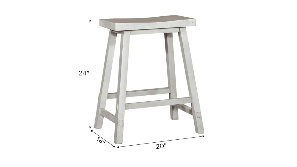 Creations II Sawhorse Counter Stool Dimensions