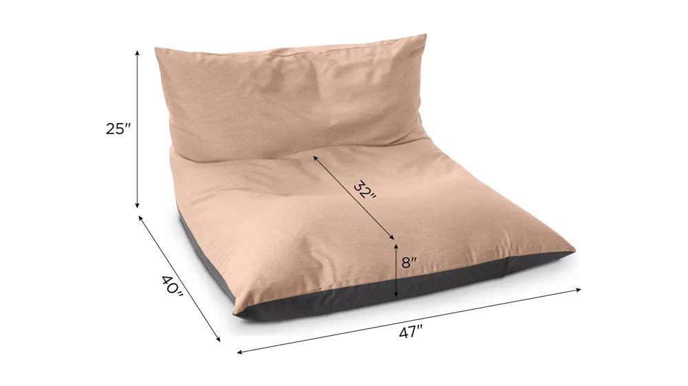 Mareda Outdoor Bean Bag Lounge Chair Dimensions