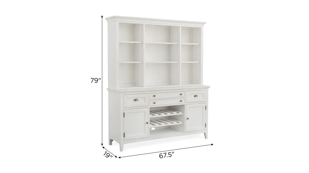 Westley Falls Buffet & Hutch Dimensions