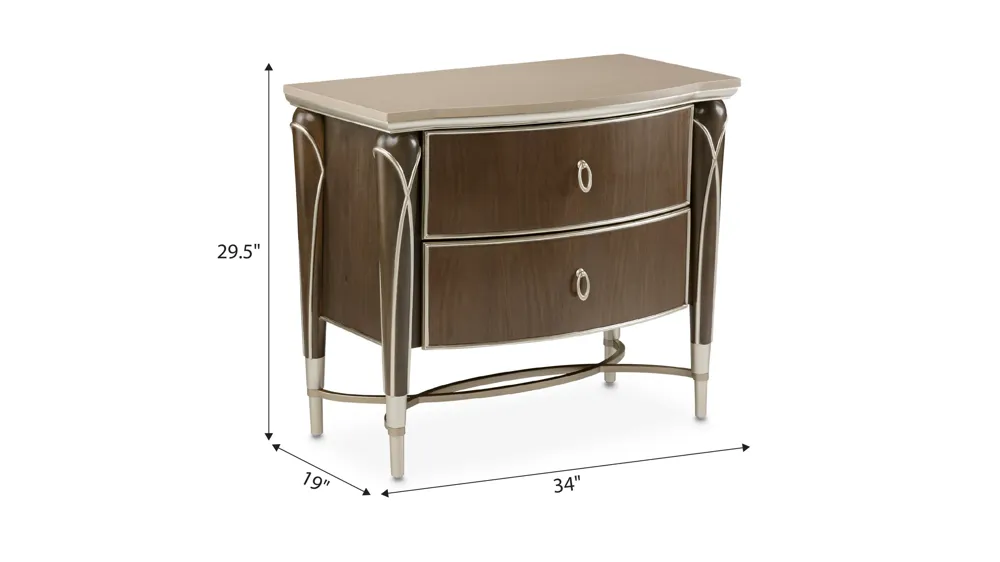 Villa Cherie Nightstand Dimensions