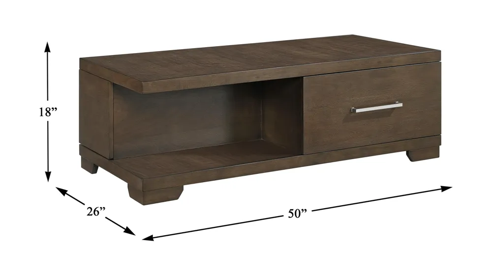 Aero Cocktail Table Dimensions