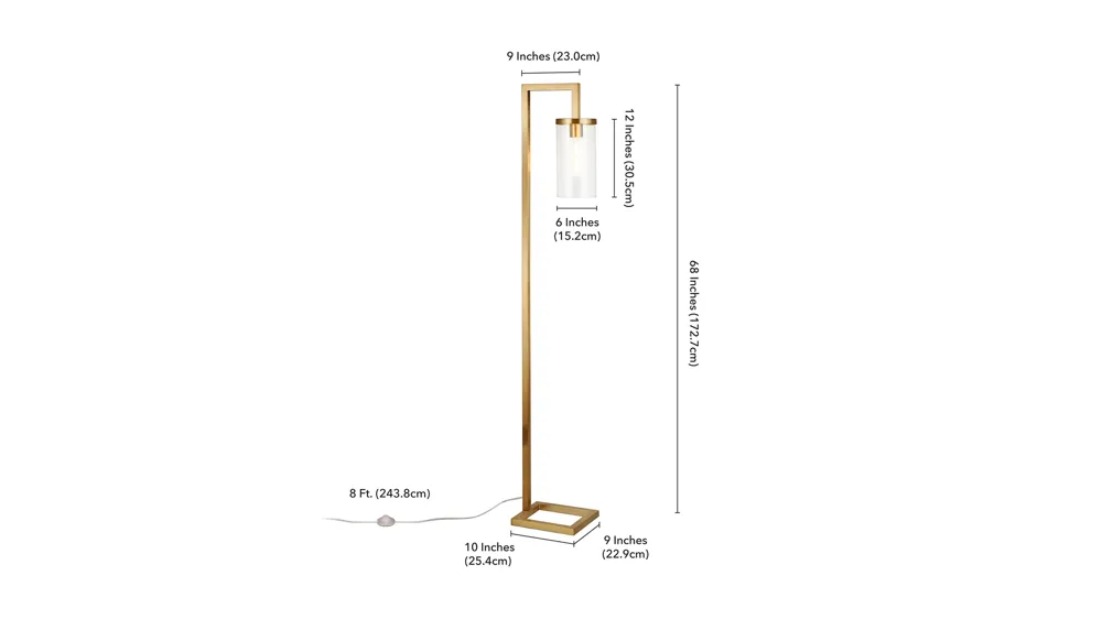Ansa Floor Lamp Dimensions
