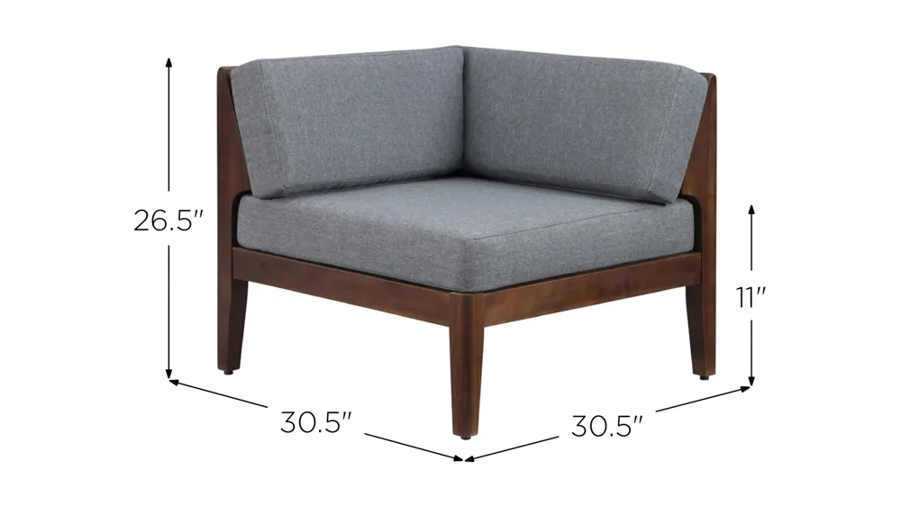 Summerlyn Myrtle Grove Corner Chair Dimensions