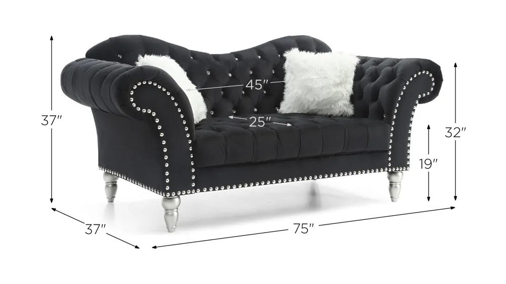 Freeman Loveseat Dimensions