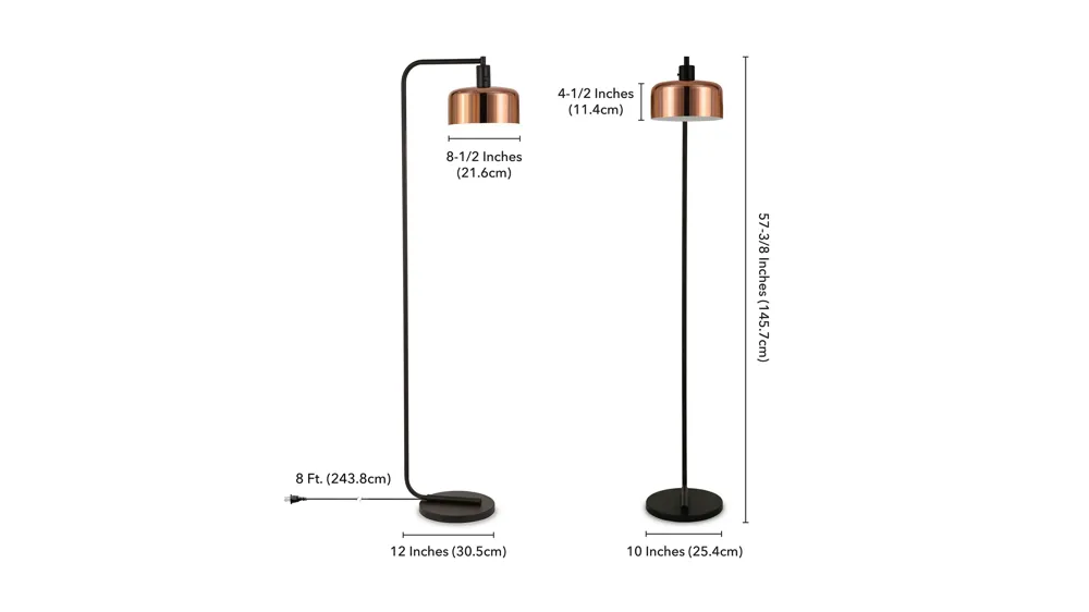 Bjoern Floor Lamp Dimensions