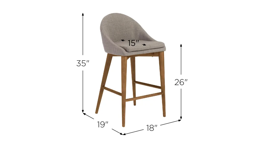 Baruch Counter Stool Dimensions