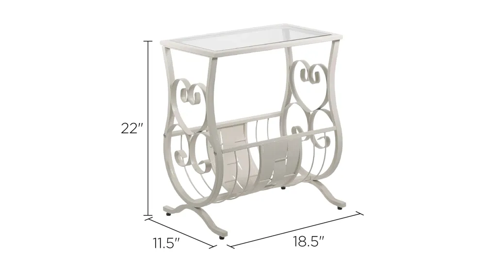 Sorenson Rectangular Magazine Table Dimensions