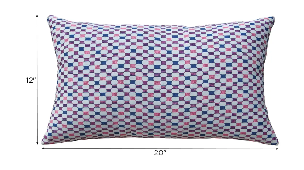 Kimberly Ann Designs Lumbar Pillow - Set of 2 Dimensions
