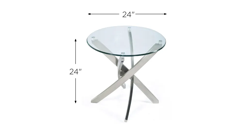 Zila Round End Table Dimensions