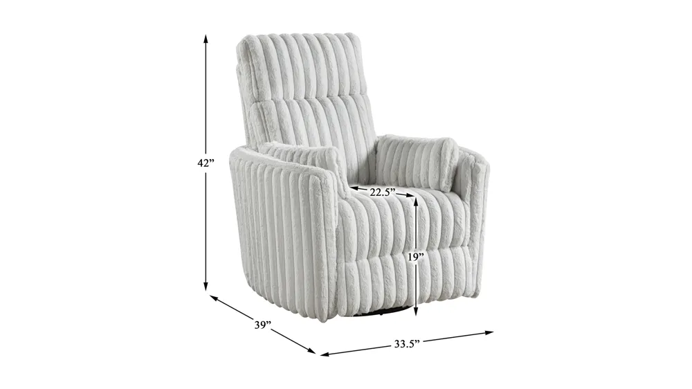 Morelia Swivel Glider Recliner Dimensions