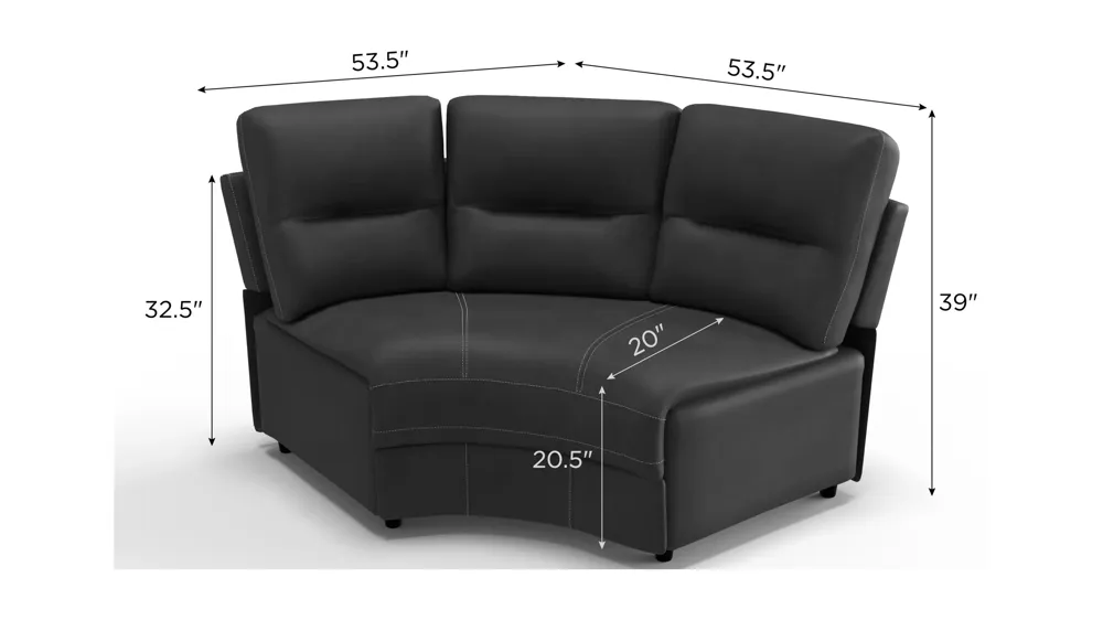 Rockland Microfiber Wedge Dimensions