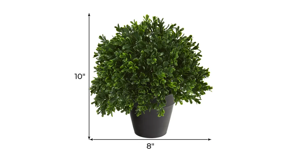 Boxwood Topiary Artificial Plant UV Resistant (Indoor/Outdoor) Dimensions