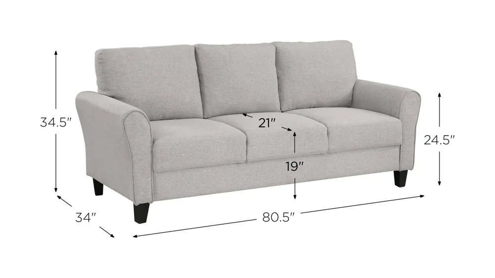 Foxcroft Sofa Dimensions