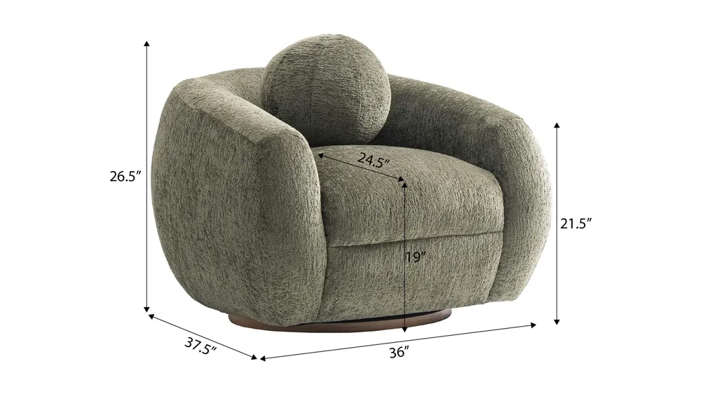 Tribeca Accent Chair Dimensions