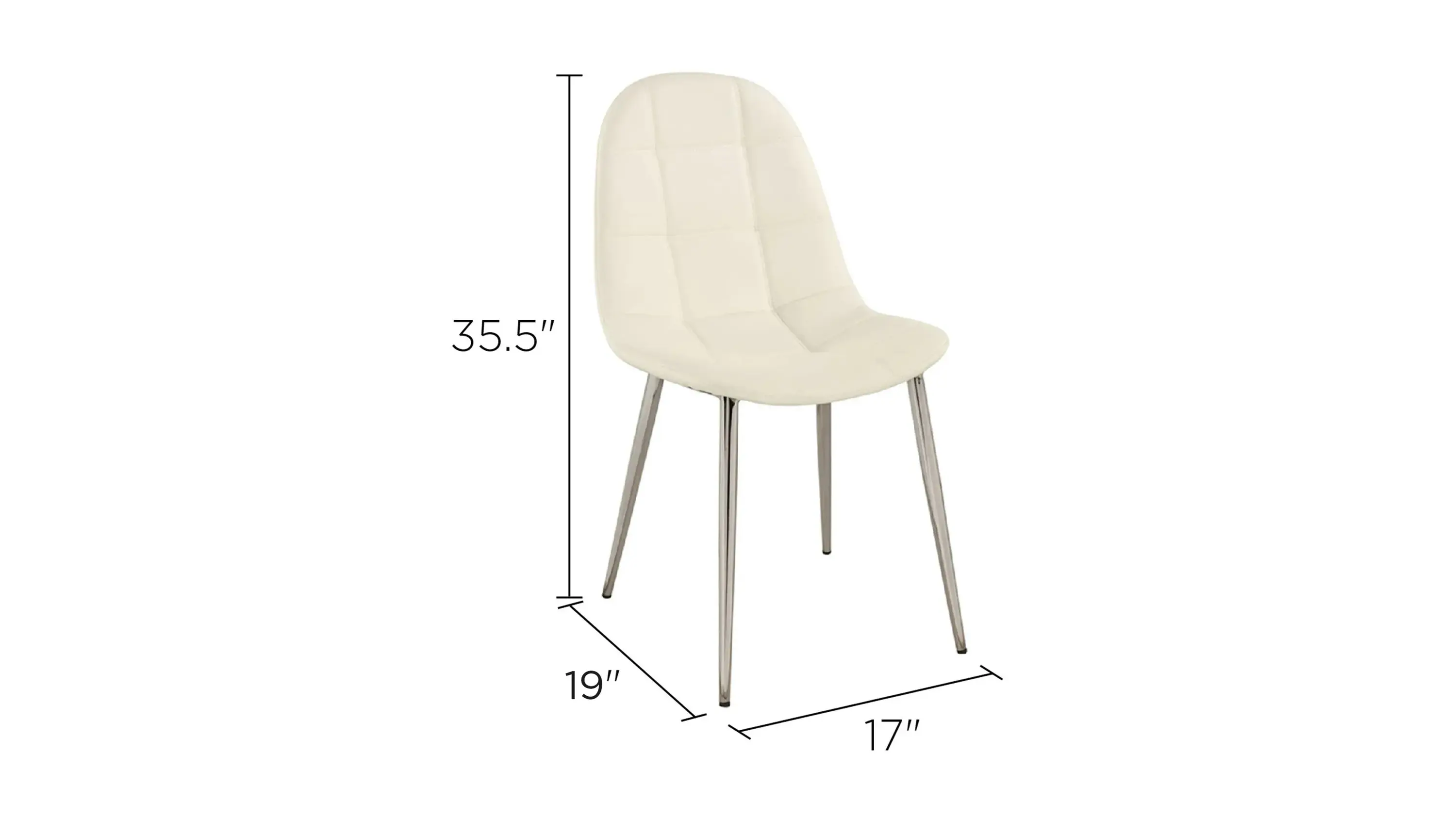 Donna Dining Chairs - Set of 4 - Thumbnail 2