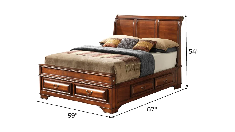 Sarasota Storage Bed Dimensions