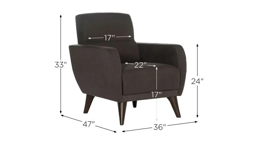 Lugano Chair with Storage Dimensions