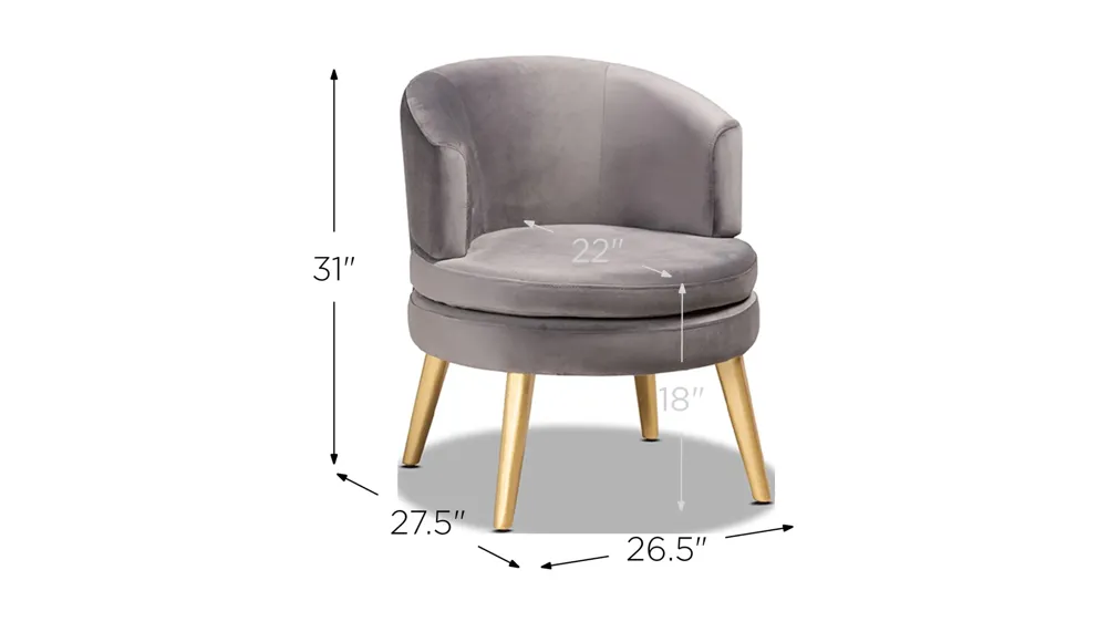 Baptiste Accent Chair Dimensions