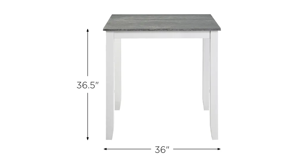 Troy Dining Set Dimensions
