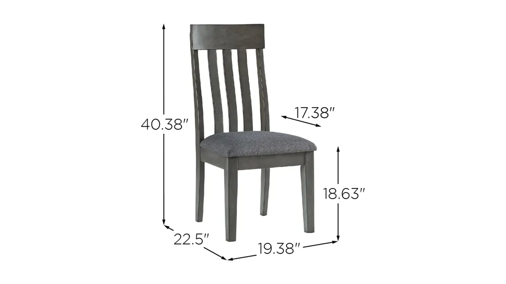 Halville Dining Chair Dimensions