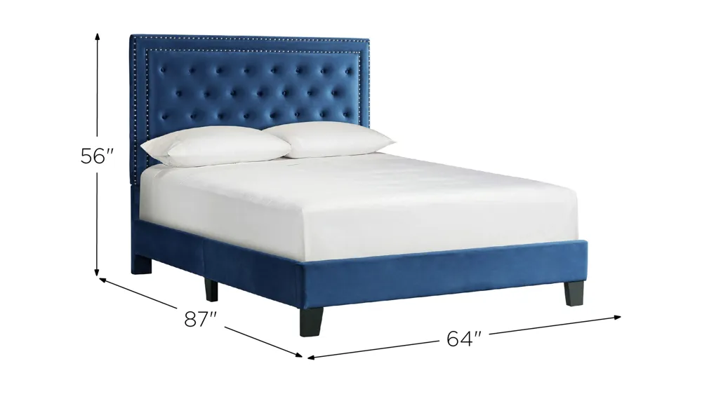 Teagan Upholstered Platform Bed Dimensions
