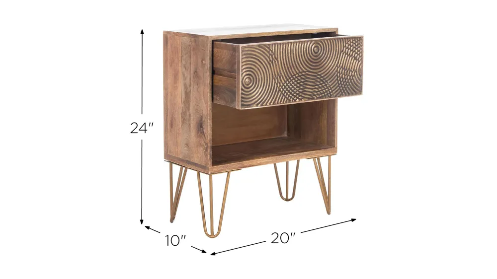 Siobhan Nightstand Dimensions