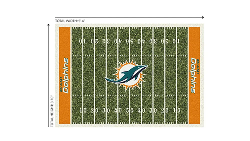 NFL Homefield Rug Dimensions
